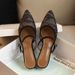 Baotou Half Slippers, Women's 2025 New Style, Mesh Mill Shoes, Pointed Stiletto High Heels, Lazy One Line Strap,_vogvips.com