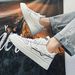 Trendy Shoes For Men Summer New Live Streaming Shoes, Niche Design Sense, Casual Internet Celebrity, Sports White_vogvips.com