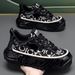 Men's Shoes Large Size 48 Size Spring New Thick Sole Heightening Fashionable Breathable Versatile Sports Casual Men's Shoes_vogvips.com