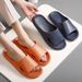 Slippers Women For Men At Home, Couple Cool Indoor One Line Slippers, Bathroom, Shower Slippers_vogvips.com