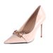 3175-11 High Heels 2025 Spring/Summer New Style Pointed Toe Stiletto Shallow Mouth Patent Leather Elegant French Girl_vogvips.com