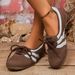 Color Block Flat Training Shoes For Women 2025 Summer New Soft Leather Casual Sneakers Soft Sole Forrest Gump Shoes Sports Shoes For Women_vogvips.com
