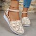 Women Summer New Canvas Wedge Casual Espadrilles Fashion Elegant Platform Woman Sandals_vogvips.com