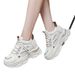 Inner Height Enhancing Dad For Women New All Match Small Size Thick Sole Comfortable Breathable Caual Sport White_vogvips.com