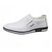 Summer New Low-top Soft Sole Leather Hollow Men's Casual Slip-on Lightweight Lazy Shoes_vogvips.com