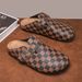 UYOYU Retro Cork Clogs Slippers For Men Women Fashion Mules With Arch Support Unisex Classic Beach Shoes Men's Leather_vogvips.com