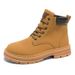 European Warm Series Martin Large Size Men's Autumn Winter High Top Thick Hiking Yellow Boots Soft Sole Casual Shoes_vogvips.com