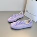 Lancui Recommended 2025 Summer New Square Toe Flat German Training Lace-up Soft Sole Casual Ballet Shoes_vogvips.com