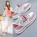 Lightweight Running For Women, 2026 Spring New Stylish Student Soft-soled Popular Casual Shoes, White Sneakers 5803_vogvips.com