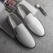 Men's Shoes Men's Casual Leather Shoes Soft-soled Lazy Driving Doudou Overshoes_vogvips.com