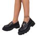 Cross-border Plus-size British-style Women's Leather Shoes, 2025 Autumn New Japanese JK Thick-soled Slip-on French_vogvips.com