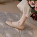 Grandma Flat Bottom 2025 Spring New Soft Leather Bean Gentle Wind Fairy White Women's Single Shoes_vogvips.com