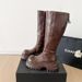 Sweet Cool Hot Girl Recommendation~Korean Style Big Toe Thick Sole Over-the-Knee Long For Women Slimming Heightening_vogvips.com