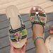 Bohemian Large Size Women's Slippers Summer New Flat Beach Casual Peep-Toe Sandals_vogvips.com