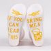 Foot letter-point glue BEER neutral mid-tube English socks_vogvips.com