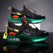 New Korean-Style Blade Sneakers With Breathable Round Toe, Lace-Up, Solid Mesh Design, Summer Sports And Casual Men's_vogvips.com