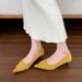 Pointed-toe Ruched High-heeled Shoes For Women, 2025 New Autumn Fashion, Elegant Shallow-cut Stiletto Women's Shoes,_vogvips.com