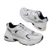 Women White Navy Chunky Running Sneakers Breathable Mesh For Outdoor Sports Daily Wear Daily Outfit_vogvips.com