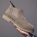 European Warm Series British High-top Martin Autumn And Winter New Cotton Shoes Mid-top Short Boots Men's Style_vogvips.com