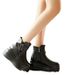 ShoeVault Wedge Thick-Soled Short For Women, Platform Sole Women's Shoes, 2024 Winter New Style, Fleece-Lined Martin Spring Autumn_vogvips.com