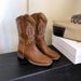 Women's Western Cowboy Boots Genuine Leather Embroidery Vintage Chelsea Boots Mid-Calf Riding Boots Chunky Heel Fashion Ankle Boots_vogvips.com