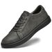 Men's Shoes Board Shoes Men's Cowhide Hollow Breathable Trendy Lace-up Retro Men's Casual Shoes_vogvips.com