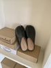Chic Tabi Split-Toe Mules For Women - Avant-Garde Leather Slip-On Flats, Elegant Indoor Outdoor Comfort Shoes_vogvips.com