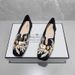 Retro New Chinese Low-heeled Women's Shoes Versatile Square Head Single Shoes Women's Doudou Shoes Flat Loafers_vogvips.com