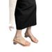 Best Selling Nude Transparent Square Toe Sandals Women's Outwear Non-slipplaidcasualelegant High Heels_vogvips.com