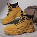 European Warm Series High-top Martin Autumn Winter New Fashion Yellow Leather Breathable Thick Sole Height-increasing Outdoor Sports Men's_vogvips.com