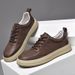Leather Men's Shoes Big Head Leather Shoes Platform Non-slip Casual Board Shoes Men's Shoes_vogvips.com
