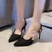 2026 Spring And Autumn Popular Design French Style Non-Slip High Heels Top Quality Women, Comfortable For Long Standing, Thin Heel_vogvips.com