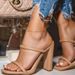 Wish Cross-border Foreign Trade Summer High-heeled Slippers For Women, European And American Fashion Sandals_vogvips.com