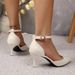 Elegant Pointed-Toe European And American Mid-Heel For Women, Summer 2025 New Model, Plus Size, Thin Heel, Professional_vogvips.com