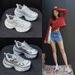 Daddy Shoes Women's Casual Platform Sneakers Girl Student Shoes_vogvips.com