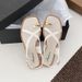 New Roman Women, Veratile Ummer, Uitable For Outdoor Wear, Beach Lip-on Flip-flop, 2024 Model, Tylih Thong_vogvips.com