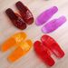 Middle-aged Outdoor Indoor Transparent Fashion Low Heel Slippers Non-slip Odor-resistant Crystal Sandals For Women No Foot Odor_vogvips.com