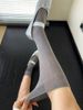 Summer Thin Solid Color Hollow Pile Socks Lace Calf Socks Show Leg Thin Socks Niche Retro Style Sexy Socks_vogvips.com