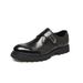 WalkPrime Top Layer Cowhide Brogue Carved Formal Business Leather Casual Low-top Slip-on Men's Shoes_vogvips.com