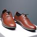 Euro Step Cowhide Men's Soft New White Hidden Height Increase Business Casual Breathable Leather Shoes For Men_vogvips.com