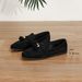Cross-border 2025 New Versatile Flat Suede Loafers Slip-on Fashion Casual European And American Women's Shoes_vogvips.com