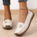Women's Flat Shoes Soft Soles Soft Shoes Comfortable Large Size Bean Shoes For Women_vogvips.com