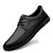 Leather Shoes Men's Shoes Formal Soft Sole Men's First Layer Low-top Casual Leather Shoes Single Shoes_vogvips.com