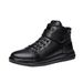 Martin Boots Men's Tooling Boots Medium Boots High Top Cotton Shoes Snow Boots Men's Leather Shoes Men's Shoes_vogvips.com