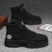 European Warm Series Men's Martin Autumn New Breathable High-top Work Korean Style Versatile Thick-soled Short Boots Trendy Shoes_vogvips.com