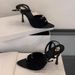 New Fashion Trend Fan 2026 One-word Buckle Sandals Pointed European Muse Spring And Autumn Roman High Heels Open Toes_vogvips.com