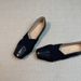 Lancui Version ~ Square Toe Pig Nose Cross Strap Ballet Shallow Mouth Flat Women's Elegant Mary Jane Single Shoes_vogvips.com