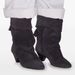 Sheepskin Version ~ Niche Tassel Pointed Toe Flap Western Cowboy For Women Autumn Winter Short Slim Boots_vogvips.com