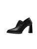 Sharp Pointed Front Zipper Soft Leather Deep Mouth Single Shoe Young Children, New British Style Versatile Shoes For_vogvips.com