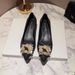 Pointed Toe Shallow Mouth 2026 New French Style Chunky Commuting Rhinestone Heel Plus Size Women's Shoes 41 To 43_vogvips.com